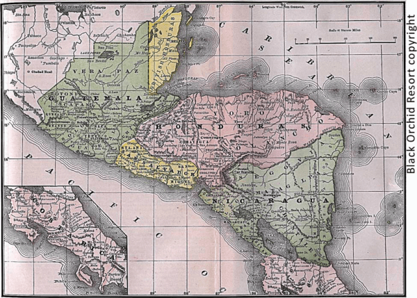 Map of Belize